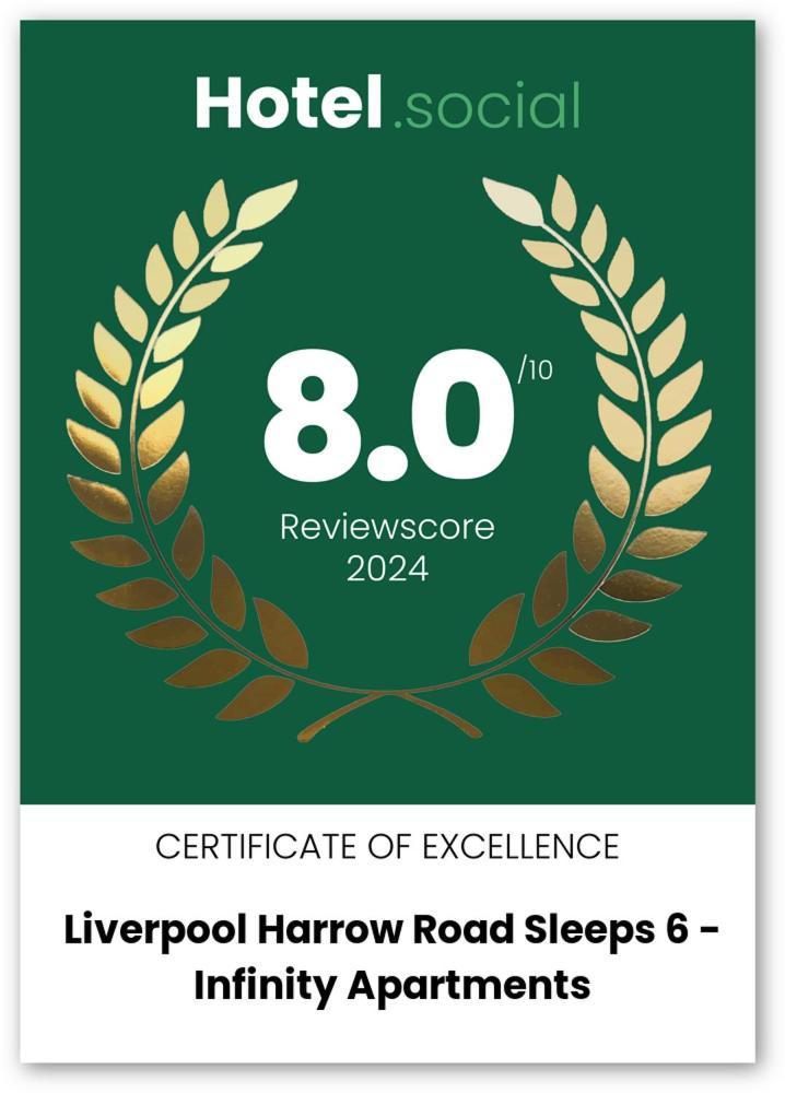 Liverpool Harrow Road Sleeps 6- Infinity Apartment Eksteriør bilde